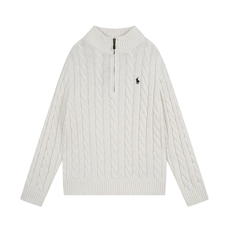 Style No. 2502 P240 Polo Ralph Lauren SS22 solid color casual micro-label embroidered half-zip sweater Color: cream blue gray card color Size: S (recommended within 120 catties) m (recommended within 140 catties) L (recommended within 160 catties) xL (recommended within 180 catties)